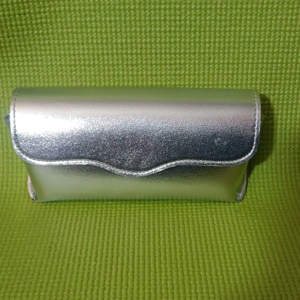 Rebecca Minkoff Shiny Silver Clutch